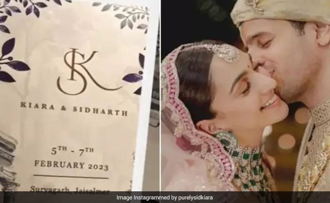 वायरल: कियारा आडवाणी और सिद्धार्थ मल्होत्रा ​​की शादी का निमंत्रण।  तस्वीरें अंदर