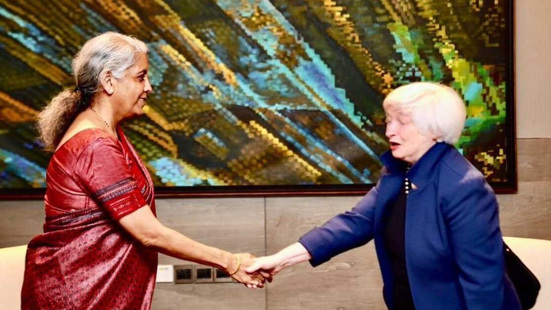 सीतारमण ने बेंगलुरू में जी20 की अहम बैठक से पहले अमेरिकी वित्त मंत्री येलेन से मुलाकात की