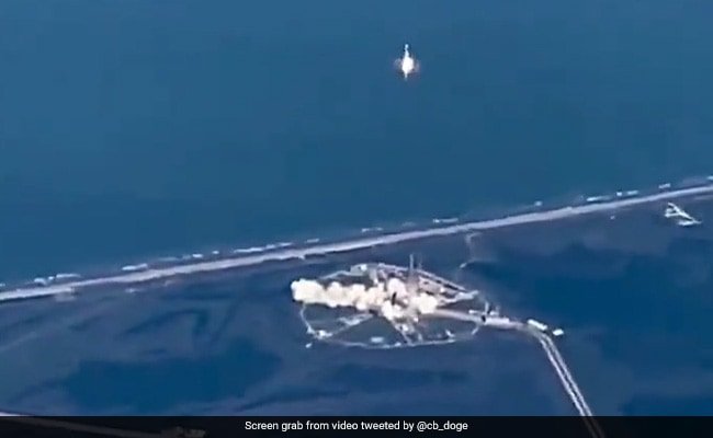 स्पेसएक्स के चालक दल सोमवार को अंतरराष्ट्रीय अंतरिक्ष स्टेशन के लिए उड़ान भरेंगे