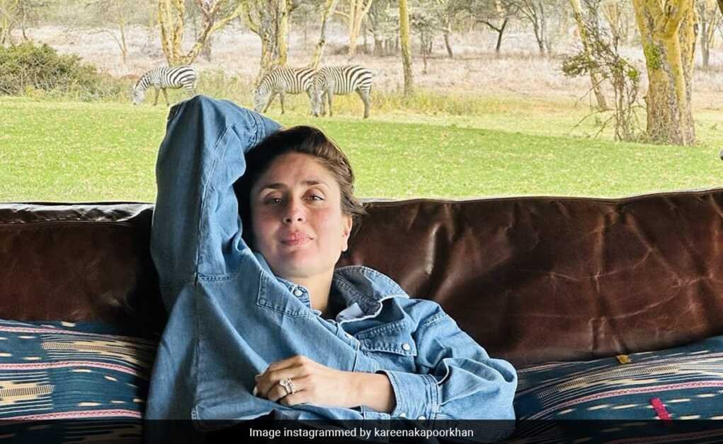 करीना कपूर अफ्रीका में अपने 'नए दोस्तों' के साथ घूम रही हैं।  कोई गस?