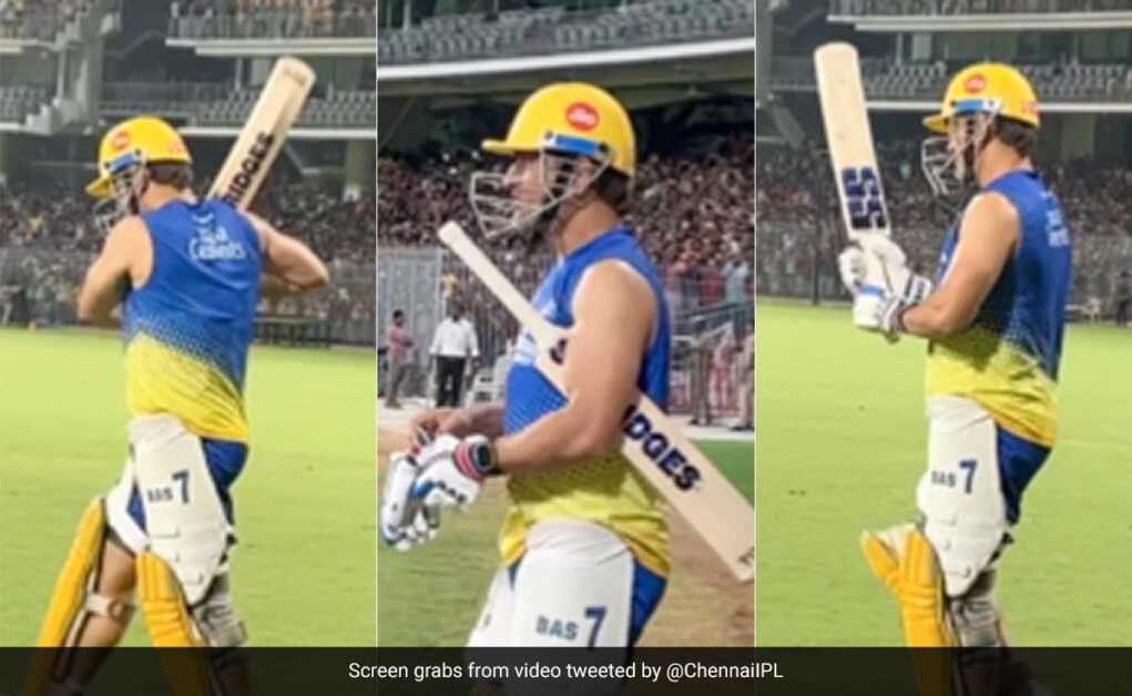 सीएसके के आईपीएल 2023 के ओपनर से पहले एमएस धोनी के रूप में पूरे चेपॉक दहाड़ते हुए बल्लेबाजी करने आए।  देखो |  क्रिकेट खबर