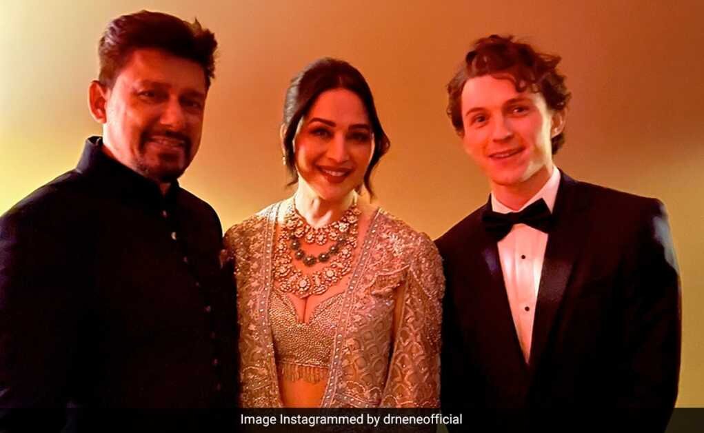 तस्वीर: द वन विथ टॉम हॉलैंड, माधुरी दीक्षित और श्रीराम नेने