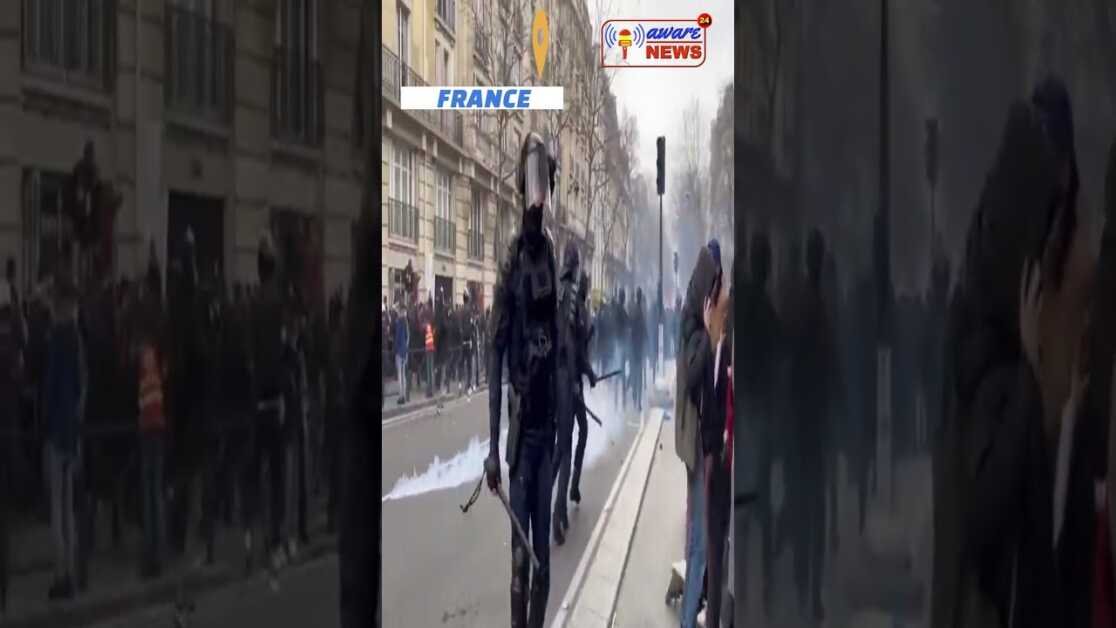 फ्रांस में हो रहे आंदोलनों पर आनंद का व्यंग बाण #shorts #viral #shortsvideo #shortsnews #francenews