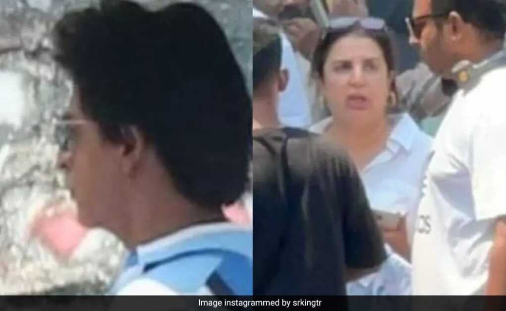 वायरल: जवान के सेट से शाहरुख खान और फराह खान