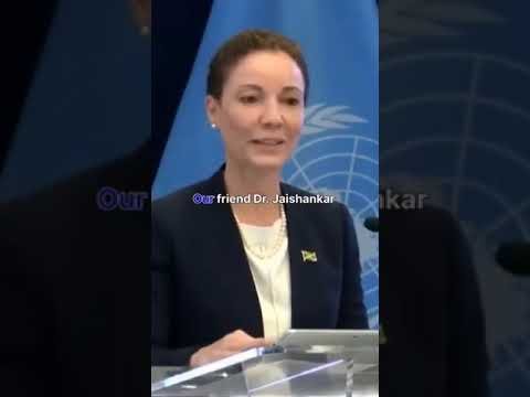 Kamina J Smith of Jamaica thanked India for supplying corona vaccines during the Pandemic
