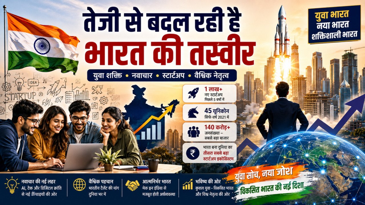 तेजी से बदल रही है भारत की तस्वीर